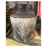 Western Stoneware Leaf Two Tone Jug Crock New