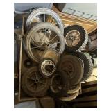 Vintage Metal Wheels