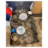 Glass Canning Organizer Jars