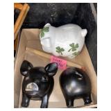 Pig Bank And Decor