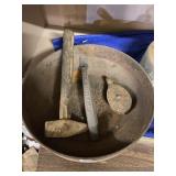 Metal Pulley Red Cross Stoves Handle Hammer In