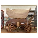 Wooden Covered Wagon Lamp
