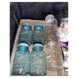 Ball Perfect Mason Green And Clear Glass Canning