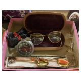Vintage Reading Glasses Pocket Watch Canada Crown