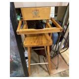 Baby Doll Highchair Wooden