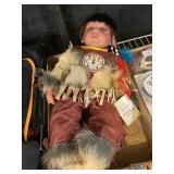 Native American Doll Golden Keepsake Heirloom