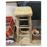 Wooden Barstool