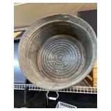 Galvanized Metal Wash Tub