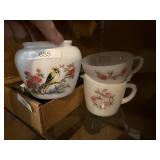Fire King Creamer Glass Cup Vase