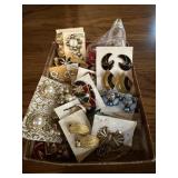 Assorted Jewelry Gold Colored Earrings Pendants