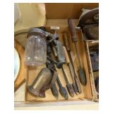 Vintage Soldering Irons And Miniature Torch