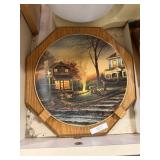 Terry Redlin Aroma Of Fall Plate With Stand