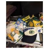 Green Bay Packers Hats Towels Pins Decor