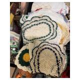 Crocheted Lace Doilies Placemats Coasters