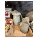 Galvanized Metal Oil Cans