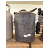 Galvanized Metal Oil Can With Spout