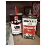 Sinclair Household Oil Can With Spout And Other
