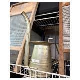 Vintage Brookins 1/4 Gallon Oil Can W/ Galvanized
