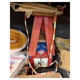Wooden Lock Up Barn And Tool Table