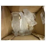 Frosted Clear Glass Nativity Set