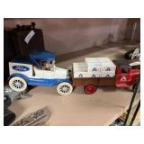 Ford And Big Auto Parts Metal Vehicle Banks