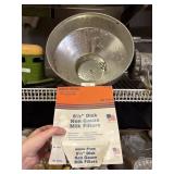 Milk Funnel With Filters Metal