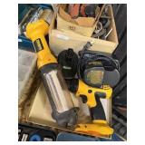 Dewalt Battery Light And Drill With Two Batteries