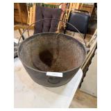 Griswold Slanted Logo Cast Iron Footed Cauldron
