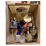 Ornate Perfume Decanter Bottles Decorated