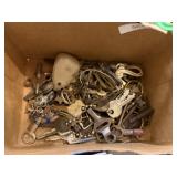Vintage Keys Including Some Clock Keys