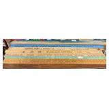 Wooden Advertising Yardsticks