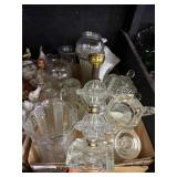Glass Sugar Bowl Creamer Lamp Vases