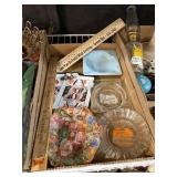 Glass Ashtrays Rahr Cards Stamp Stamps Howard