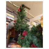 Christmas Tree And Christmas Garland