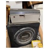 Panasonic Tape Recorder And Pioneer Speaker