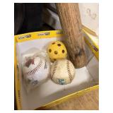 Baseball Bat With T-Ball And 1997 Opening Day