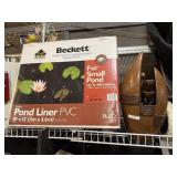 Water Fountain And Pond Liner Pvc