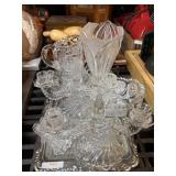 Crystal Candle Holders Serving Dishes Vase