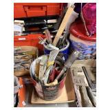Assorted Tools Including Screwdrivers Tape