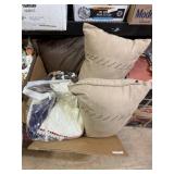 Pillows And Crocheted Blankets