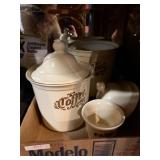 Vintage Coffee Flour Canisters Pfaltzgraff