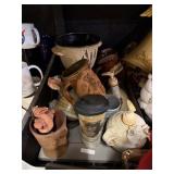 Pottery Cups Mugs Raises Containers Dispensers