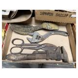Monkey Wrench Metal Snips Adjustable Wrench