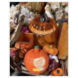 Pumpkin Drinking Pitcher And Home Decor