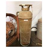 Essanay Soda And Acid Fire Extinguisher Antique