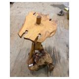 Wooden Unique End Table