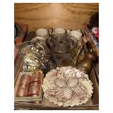 Fall Dishes Icebox Glasses Napkin Holder Rings