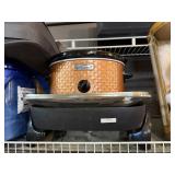 Electric Skillet And Brentwood Crockpot