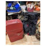 Suitcases And Rolling Duffel Bag