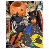 Halloween Decor Wooden Pumpkins